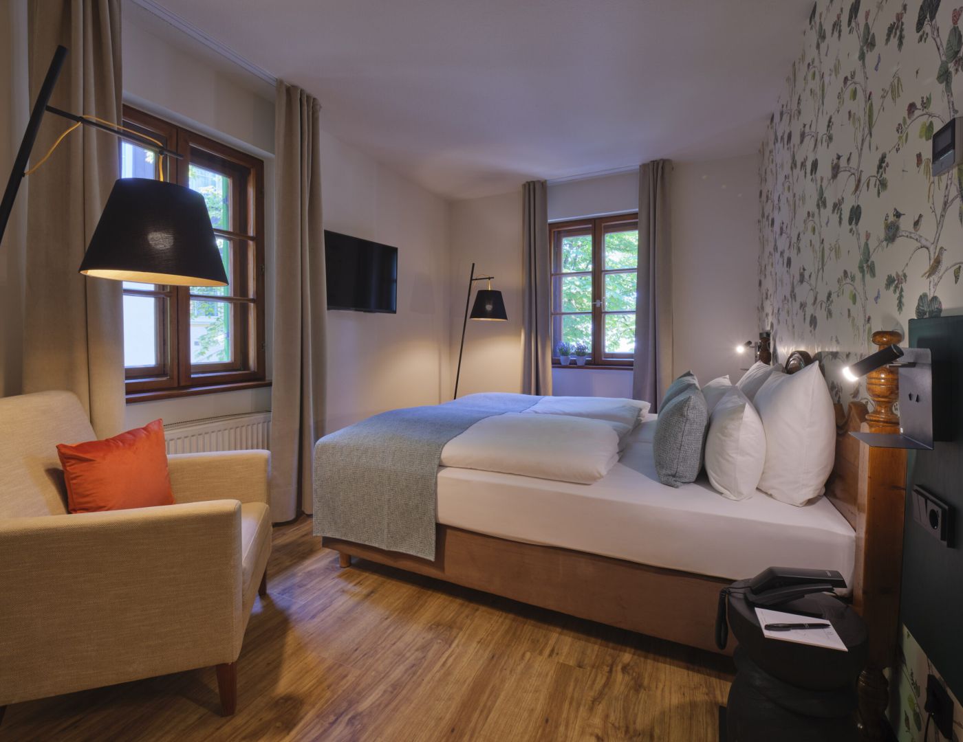 Classik Hotel Martinshof München renoviertes Doppelzimmer